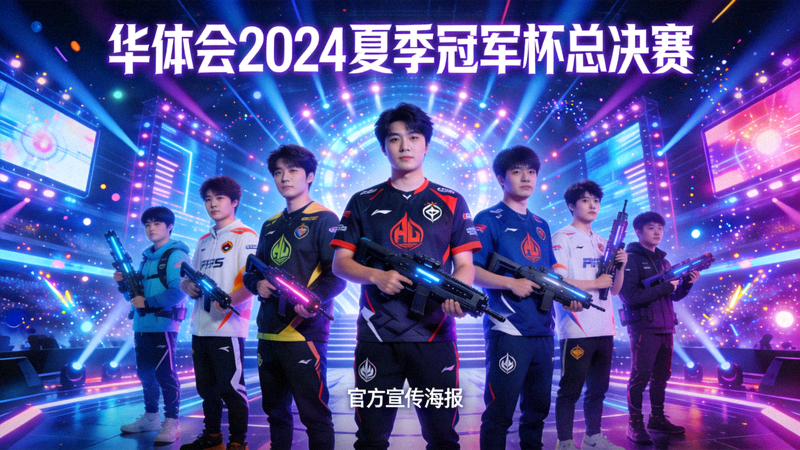 华体会2024夏季冠军杯总决赛官方宣传海报 - 多支战队集结于璀璨舞台